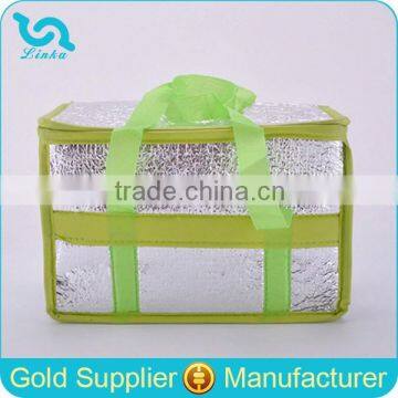 Promotional Aluminium Foil Cooler Bag Recycled Aluminum Foil Cooler Bag Yiwu Bag Factory