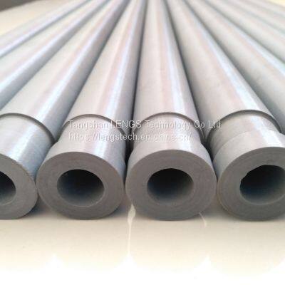 Sialon thermocouple protection tubes, silicon nitride ceramic tubes, Si3N4 stalk tubes, heating protective tubes