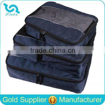 Factory Cheap High Quality 3 Pcs Set Packing Cubes For Travel Luggage