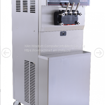 Cylinder : 2.3L*2 60L Hourly Output Ice Cream Machine