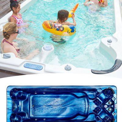 China Factory Direct Price Swim Spa Whirlpool Massage Spa Outdoor Endless Swimming Pool Tubs photo-4