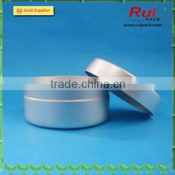 Hot sale 10g empty aluminum jar/cosmetic aluminum jar/aluminum jar with crimp on cap