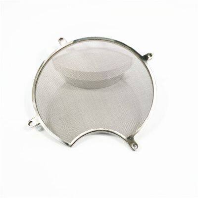 High Precision 304 Stainless Steel Woven Wire Mesh Filter Disc For Dust Filtration