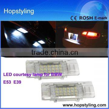 footwell & under doors front+rear LED courtesy light for X5/E39 canbus no error code courtesy light