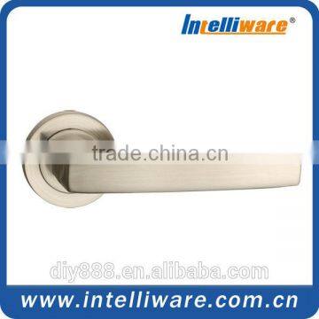 Decorative double sided door zamak handle 2K440-BSN