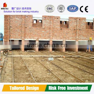 Semi-automatic tunnel dryer for clay brick drying