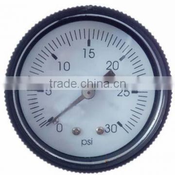 Y50ZA2-60P Standard Pressure Gauge with Special Plastic Case , Bottom Coonction