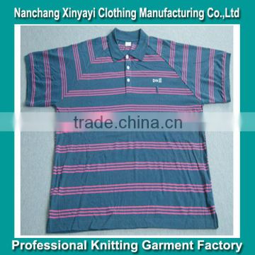 Yarn dyed high quality men clothes polo shirt/manufacturing men polo clothes