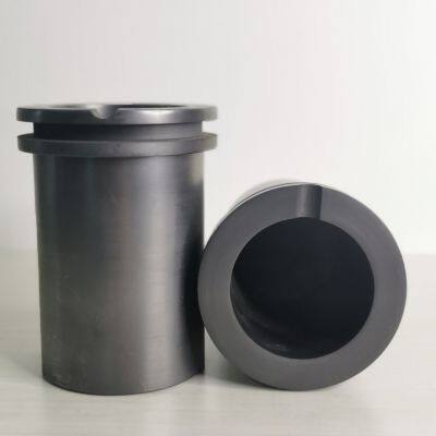 High-Purity Graphite Crucible, 99.9% Carbon, for Semiconductor/Metal Melting/Lab Use, High Temp Resistance (3000°C), Custom Sizes