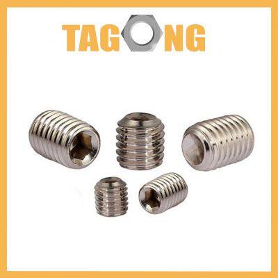 High Quality DIN 916 Hex Socket Drive Stainless Steel Set Screw Grub Screw Cup Cone Point photo-4
