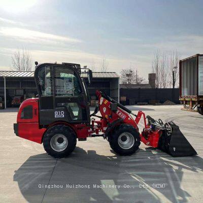 1000kg Tractor Loader HZM 810 Mini Wheel Loader With Euro 5 Engine photo-3