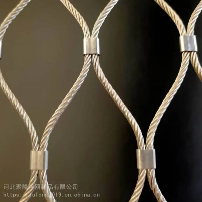 Rope Mesh Netting for Zoo Mesh Aviary and Balcony Stainless Steel Wire Rope Mesh Anti Drop Net for Railing