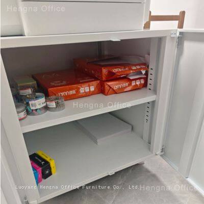 Heavy Duty Printer Cabinet With Drawers | Quiet Rolling Base for Brother/Epson Printers | Durable Office Storage for Printing Shops photo-5