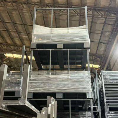 Customizable Foldable Stacking Rack for Cold Storage Applications