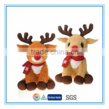 Custom christmas moose stuffed and plush toys