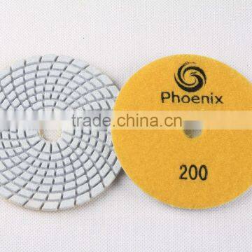 Marble wet polishing pad