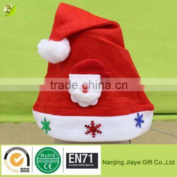 2015 Christmas Stocking Santa Claus Hat