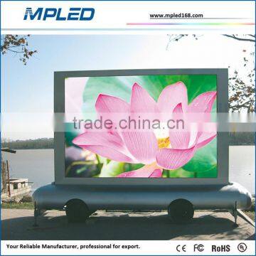 Hot selling product 2016 led billboard on carriage different size available