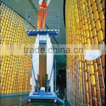 China Adjustable Hydraulic Double Mast Aluminum Alloy Lift Platform on Sale photo-4