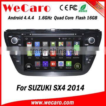Wecaro WC-SU8073 8" Android 4.4.4 WIFI 3G Touch Screen Car Dvd Player Navigation System for Suzuki Sx4 Car Stereo 2014