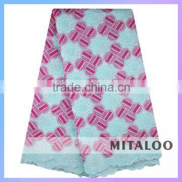 Mitaloo Customized African Voile Lace Factory Direct Sale Nigerian Lace Fabrics MSL0333 photo-5