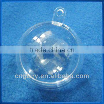 40mm clear plastic christmas ornaments ball