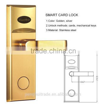 Furniture lock stainless steel intelligent smart rf card hotel door lock