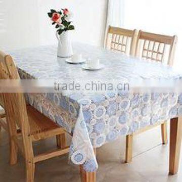 Clear plastic cover for table