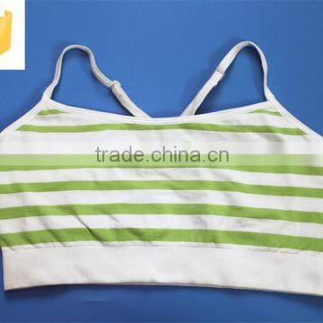 Girls Seamless Underwear, Seamless Bra, Shadow Stripe Underwear for Young Lady photo-4