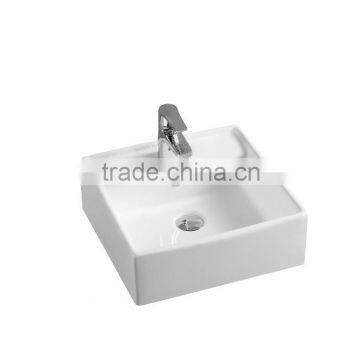 JETMAN Ceramic Antique White Bathroom Vanity Basin