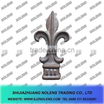 ornamental forging iron spearhead/fDecorative Wrought Iron Fence Spearhead