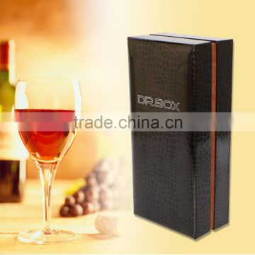 Factory offer custom design wine bottle gift box