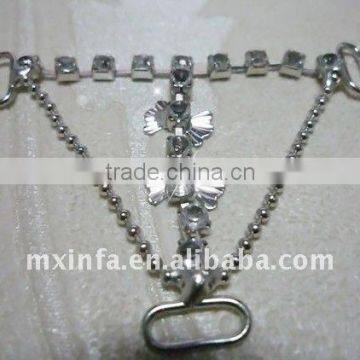 Lingerie accessories rhinestone chain