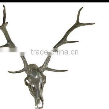 Aluminum Chital Deer Skull Sculpture