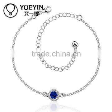 Simple Design Romantic Silver Anklet Women Foot Jewelry