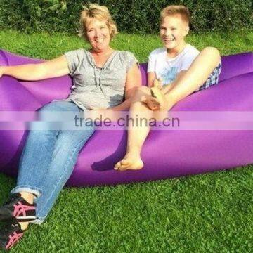 Inflatable air sleeping sofa for office /camping/beach OEM welcome