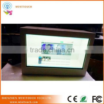 Retail touch concept transparent lcd display