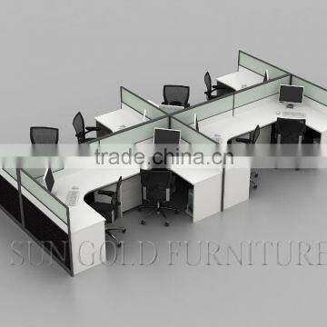 Italian Furniture Small Wooden Office Cubicle Design (SZ-WS811)