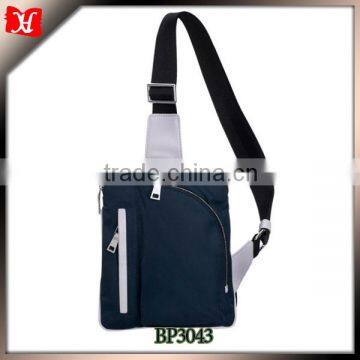 Factory wholesale fashion nylon chest bag waist bag for men/women