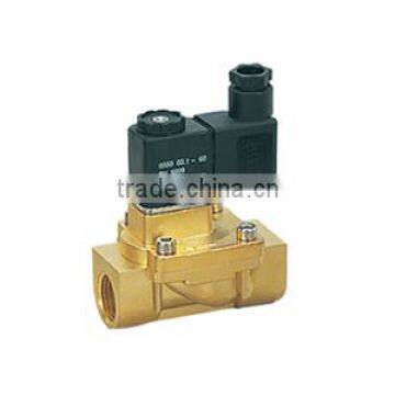 2V 2/2 way pilot operated brass solenoid valve (water,air,oil,gas) water valve