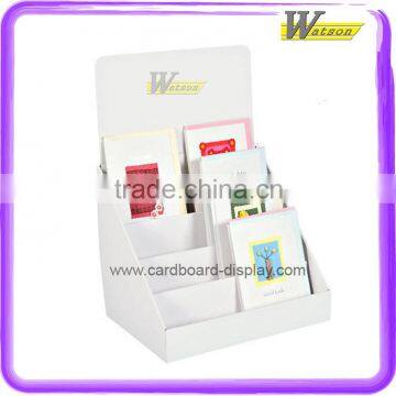 hot sale table counter cardboard display box for brochure
