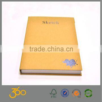 china supplier hardcover sketchbook printing