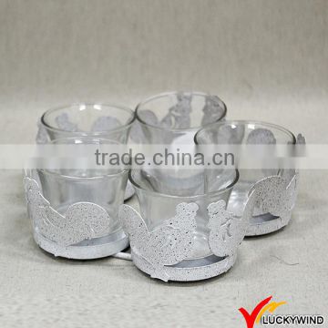 Retro Metal Glass Bulk Tealight Candle Holders