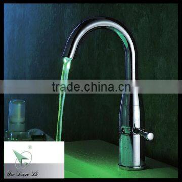 plastic led light bathroom basin faucet