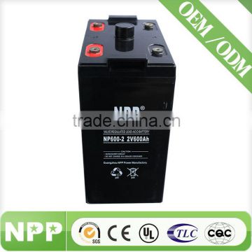 2v600ah hot sale Energy Storage Battery rechargeable for solar