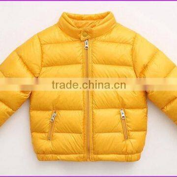 ultralight shiny down jacket for baby