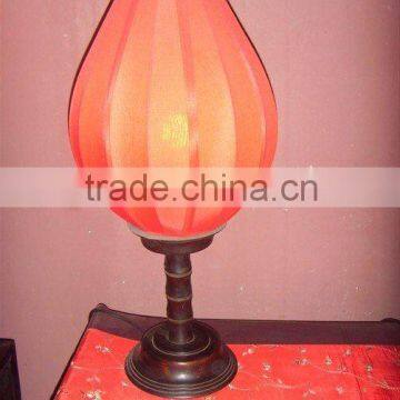 Chinese antique hanging red cloth lantern