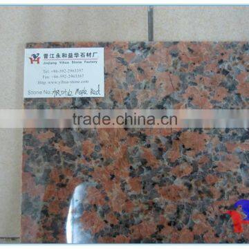 Maple Red Granite tile Hot sale