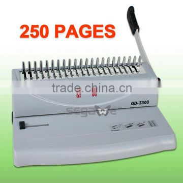 NEW A4 Wire Comb Coil Hole Punch & Binder Book Binding Machine 10Sheets 250Pages