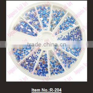 Hot ! Nail Art Glitter Stone In Set-Triangle Stone Wheel, Wholesale